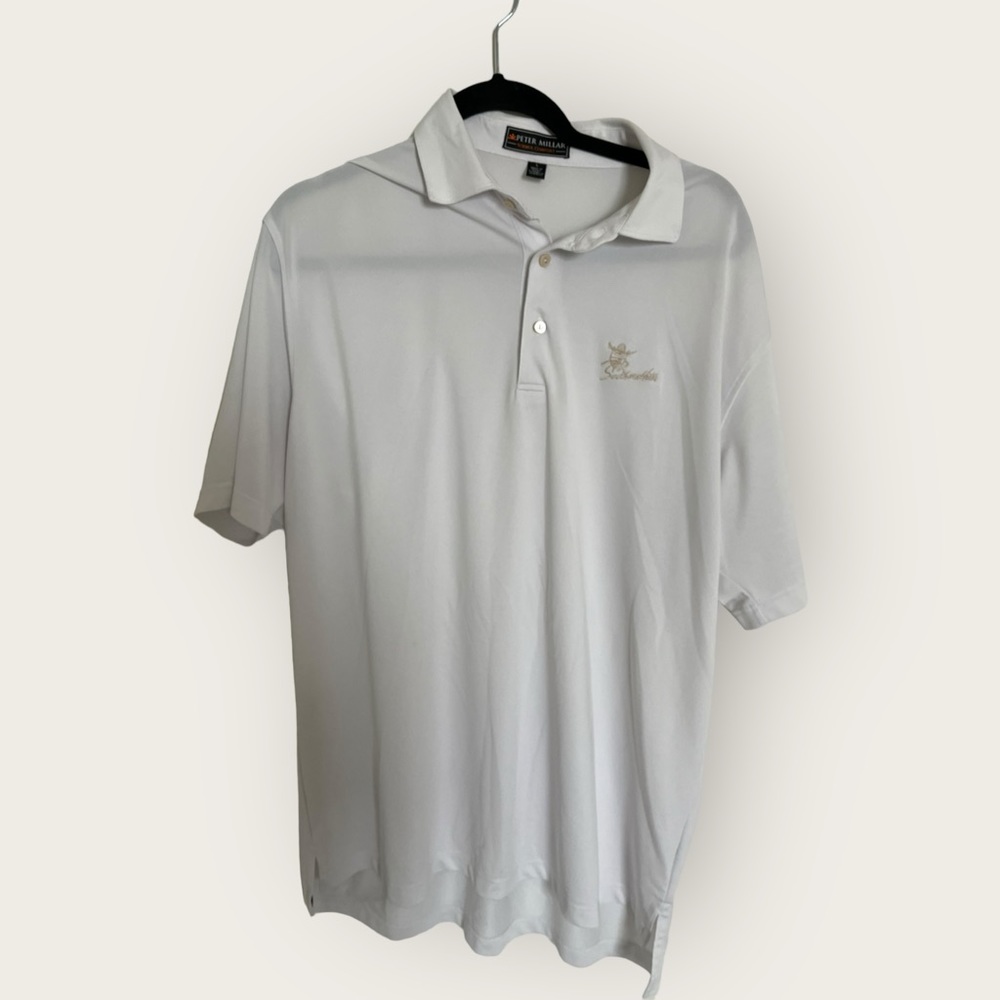 Peter Millar White Polo Shirt
